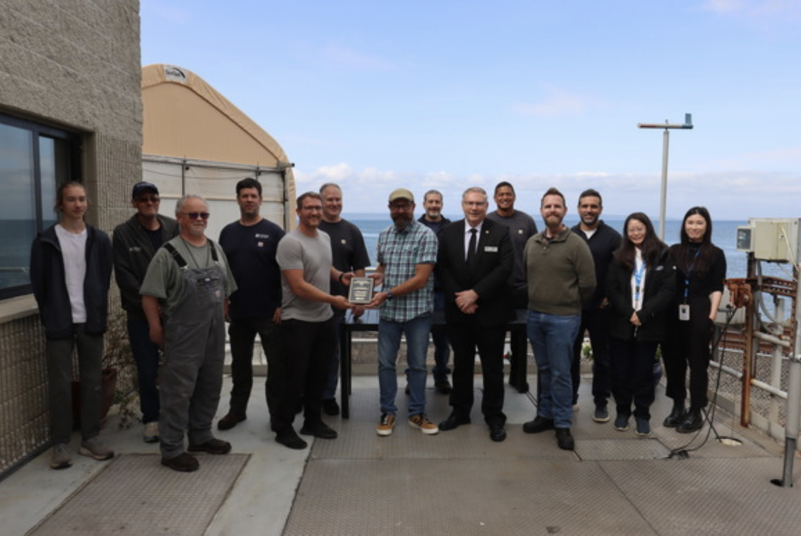 Lynnwood wastewater treatment plant staff receives award for top performing plant