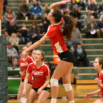 Kaylee Wagner takes aim.