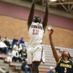 Muhammed Kinteh making a layup