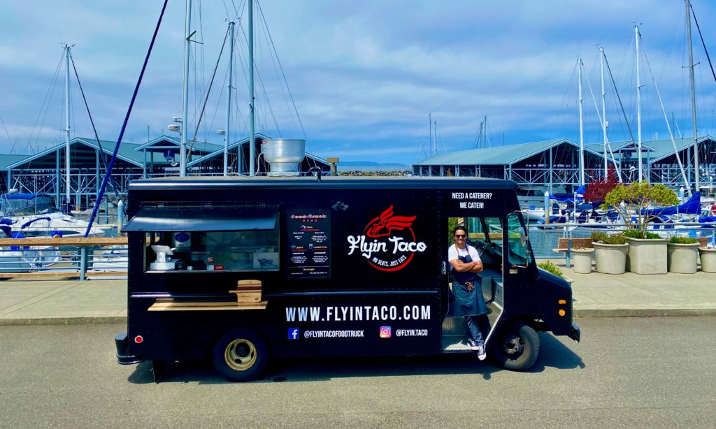 Restaurant News 'No Seats, Just Eats!' Flyin' Taco brings its truck to