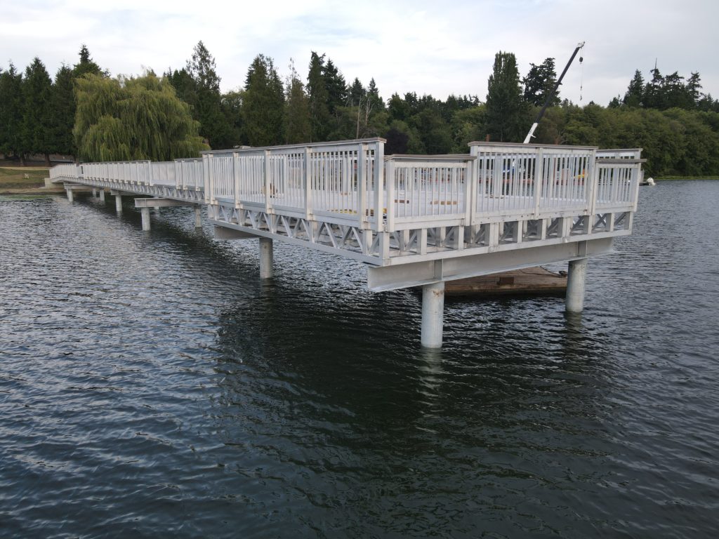 Progress made on Lake Ballinger construction