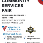 Community Services Fair flyer