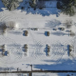 The parking lot at Terrace Park Elementary School.  Mountlake Terrace 12-27-21