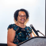 Director of ceremonies, Justine Locke