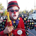 Seafair clown at parade