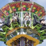 The midway has its ups and downs.  Tour de Terrace, 7-23-22.