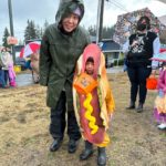 This kid relishes being at Trunk or Treat, Mountlake Terrace, 10-31-22