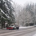 City of MLT plow and sanding truck on 236th St. SW, Dec. 23