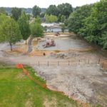 Site Plan 2. Hall Creek Restoration Project, 7-30-23