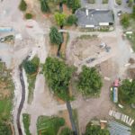 Site Plan 3. Hall Creek Restoration Project, 7-30-23