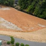 Looking southwest.  Site Plan 1, 8-6-23.