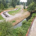 Looking north.  Site Plan 4, 8-6-23.