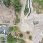 Looking south.  Site Plan 3, 8-6-23.