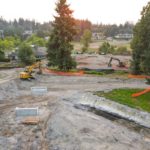 Site Plan 3, Looking east.  Hall Creek Restoration Project, 8-20-23
