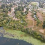Site Plan 4, Looking north.  Hall Creek Restoration Project, 8-20-23
