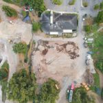 Site Plan 3, looking north, Hall Creek Restoration Project, 8-20-23