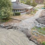 Site Plan 3, looking east, Hall Creek Restoration Project, 8-20-23