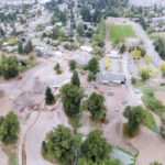 Site Plan 3, looking north, Hall Creek Renovation Project, 9-11-23