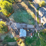 Site Plan 3, looking west, Hall Creek Restoration Project, 10-29-23