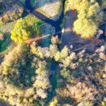 Site Plan 4, looking north, Hall Creek Restoration Project, 10-29-23