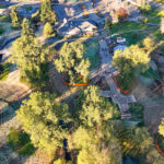 Site Plan 3, looking north, Hall Creek Restoration Project, 10-29-23