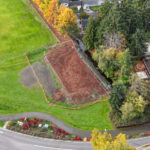 Site Plan 1, looking south, Hall Creek Restoration Project, 11-5-23