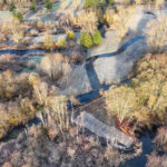 Site Plan 4, looking west. Hall Creek Restoration Project, 11-25-23