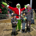 The Grinch really does have heart.  Mountlake Terrace Tree Lighting, 12-1-23.