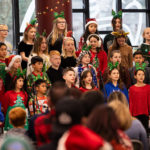 Brier Elementary School Choir shows their festive spirit