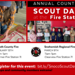 Scout Day at the Fire Station