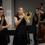 The Eckstein Middle School Jazz Combo brings the swing