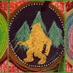 Wooden Sasquatch Ornements by Carol Tanner 0