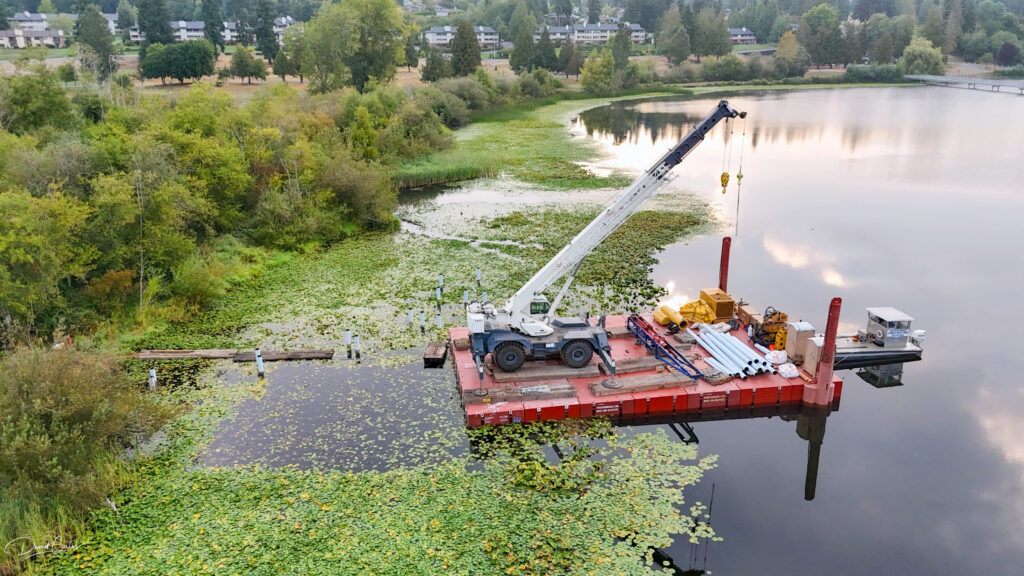 Viewing platform, pathway construction at Ballinger Park: Aug. 31, 2025 ...