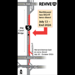 I-5 express lanes closed overnight in Seattle Oct. 9-12