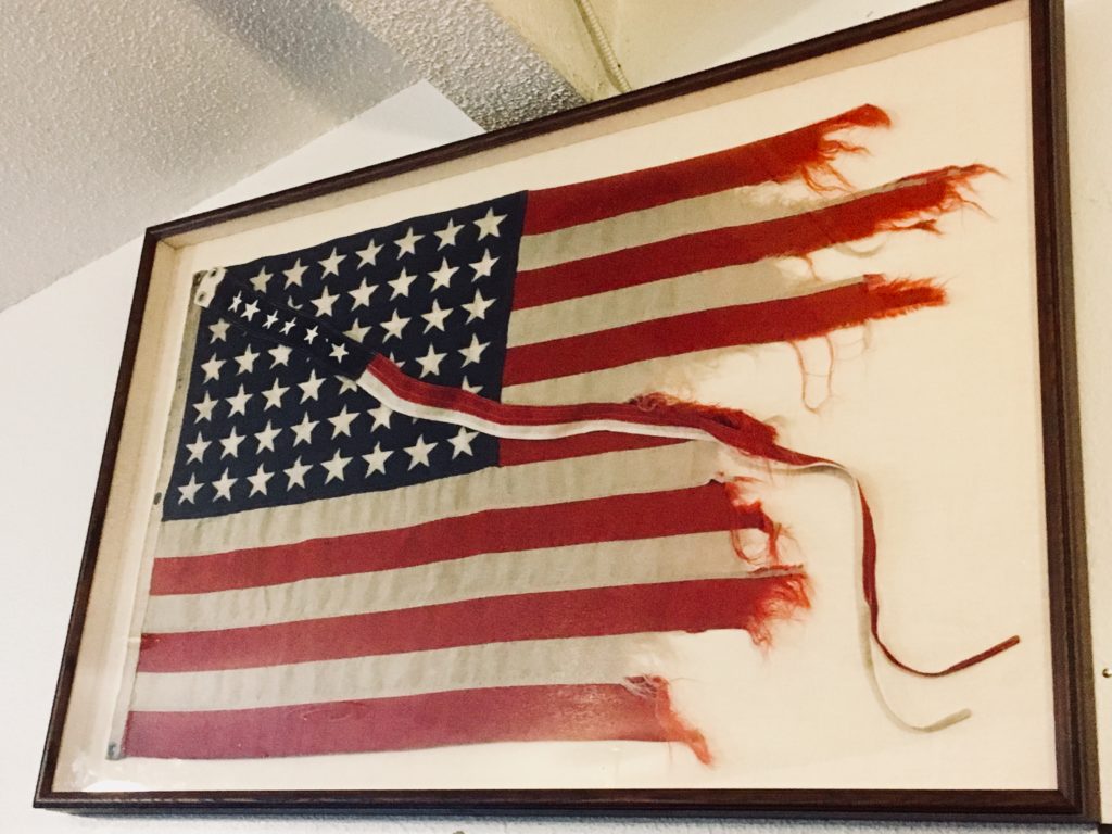 Mountlake Terrace flag once flew at Iwo Jima and Okinawa - My