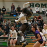 Kaddy Kongira going up for a spike