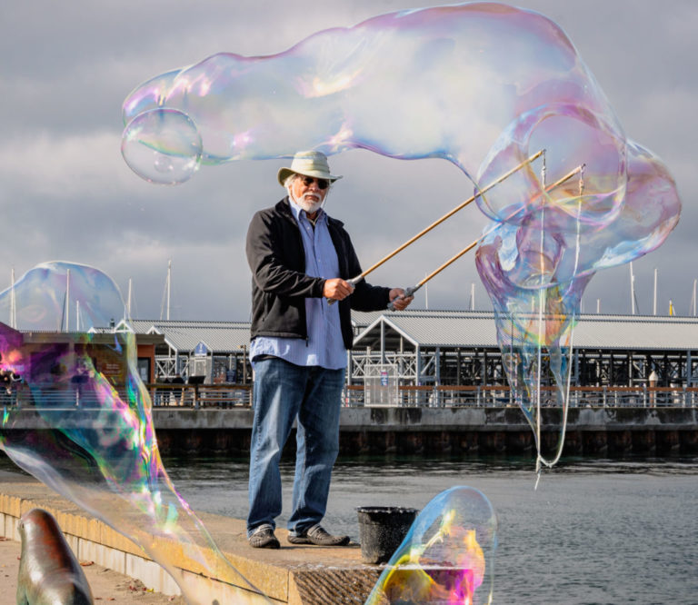 Scene in Edmonds A bubble work of art My Edmonds News