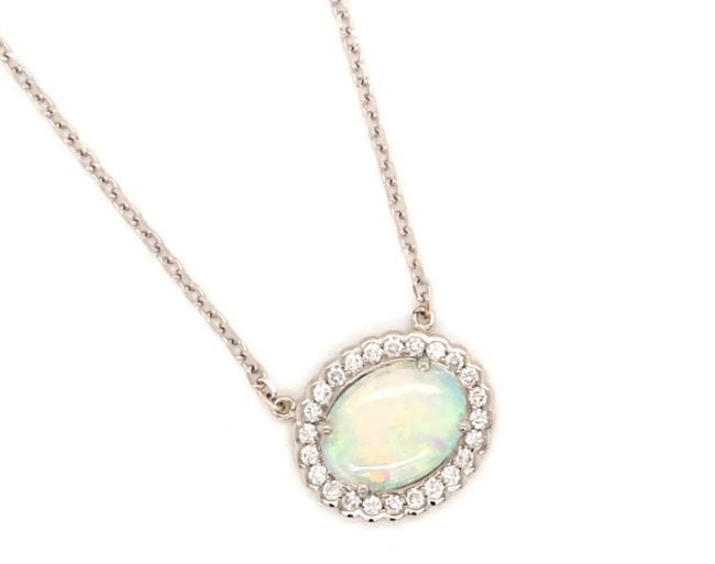 Pink Opal & Tourmaline Pendant (PKO-RDP-554-TRM-LOOP.) | Rananjay Exports