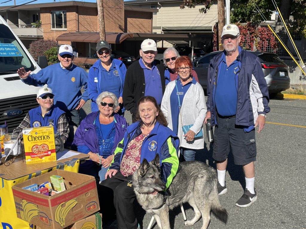 Edmonds Lions Club collects food, funds to benefit Edmonds Food Bank My Edmonds News