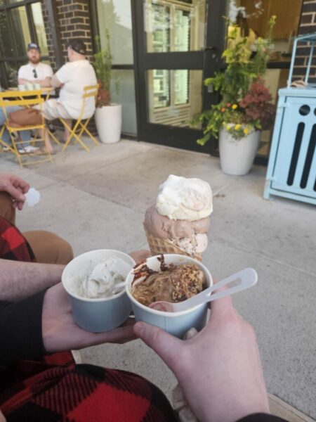 Ice cream from Molly Moon's in Edmonds.