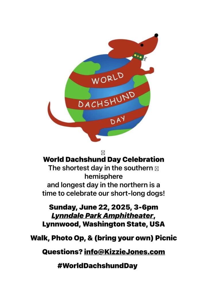 Celebrate World Dachshund Day June 22 at Lynndale Park My