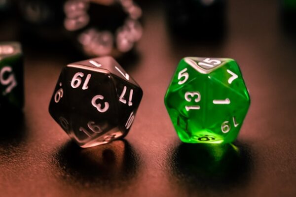 D&D dice.
