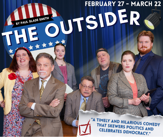 Sponsor spotlight: Edmonds Driftwood Players presents political comedy, ‘The Outsider’