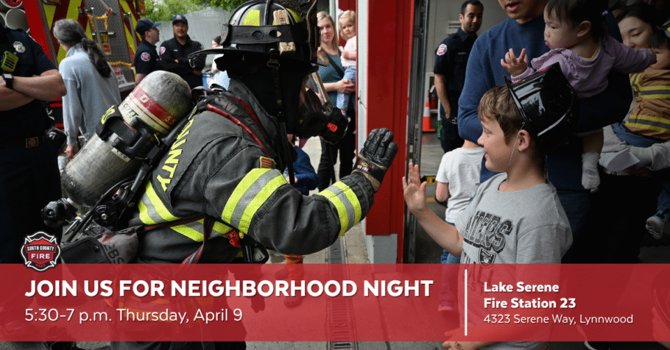 South County Fire open house at Lake Serene Station April 9
