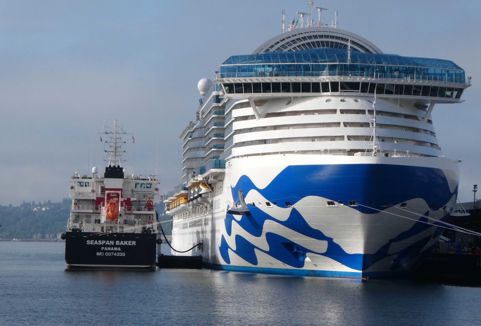 In Seattle, Alaska cruise line experiments with alternative fuel