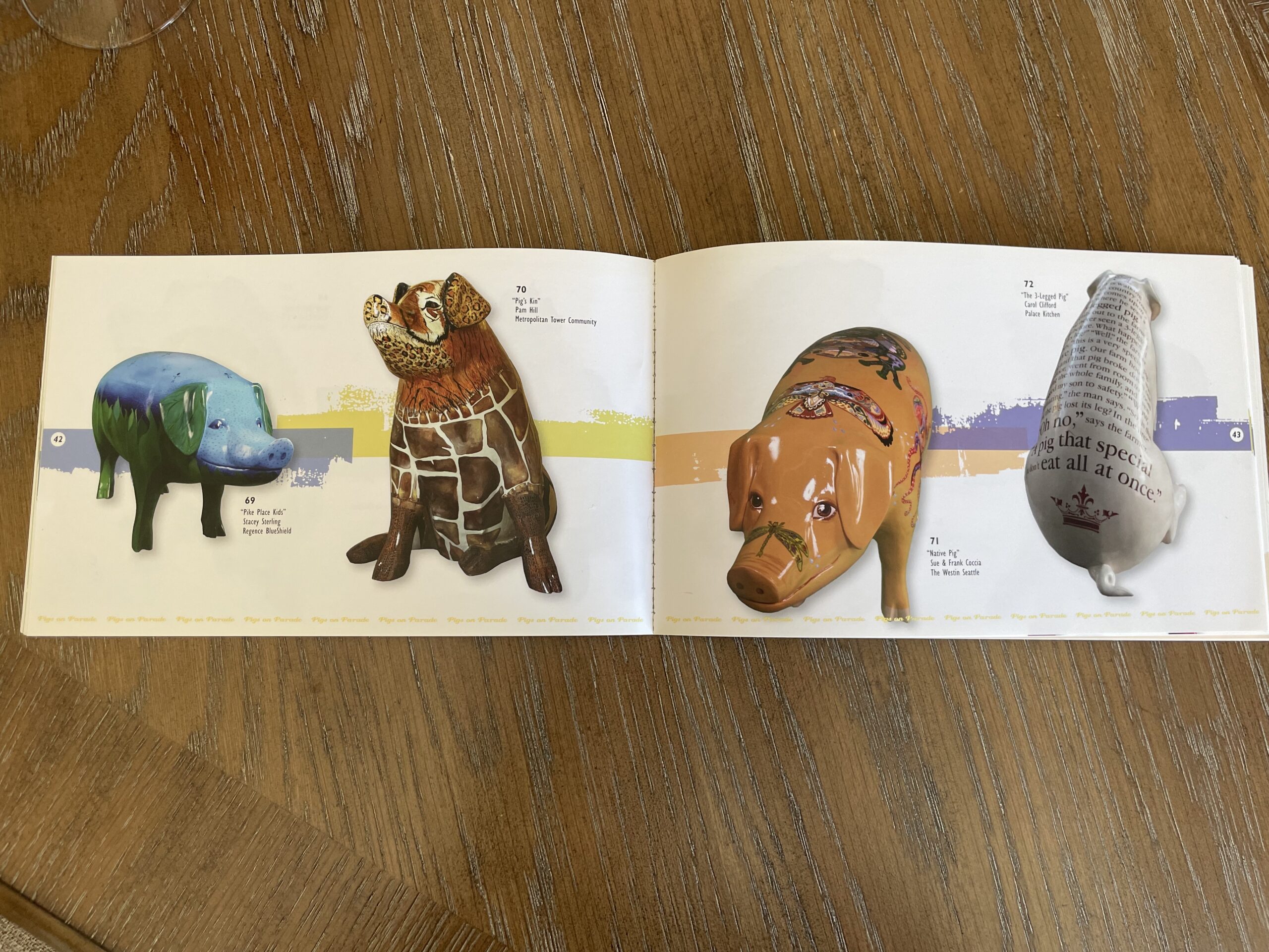 Auction booklet. (Photo by Nahline Gouin)