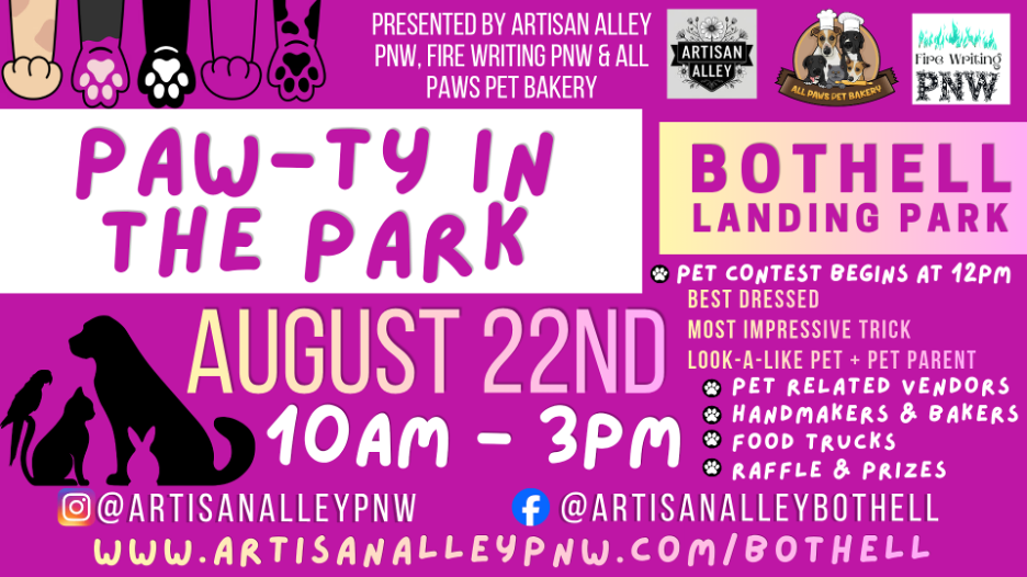 Sponsor spotlight: Come visit Bothell for a Day for a Fun PAW-TY in the Park