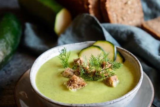 From: Healthy Eating: Too much zucchini? Try this creamy vegan soup