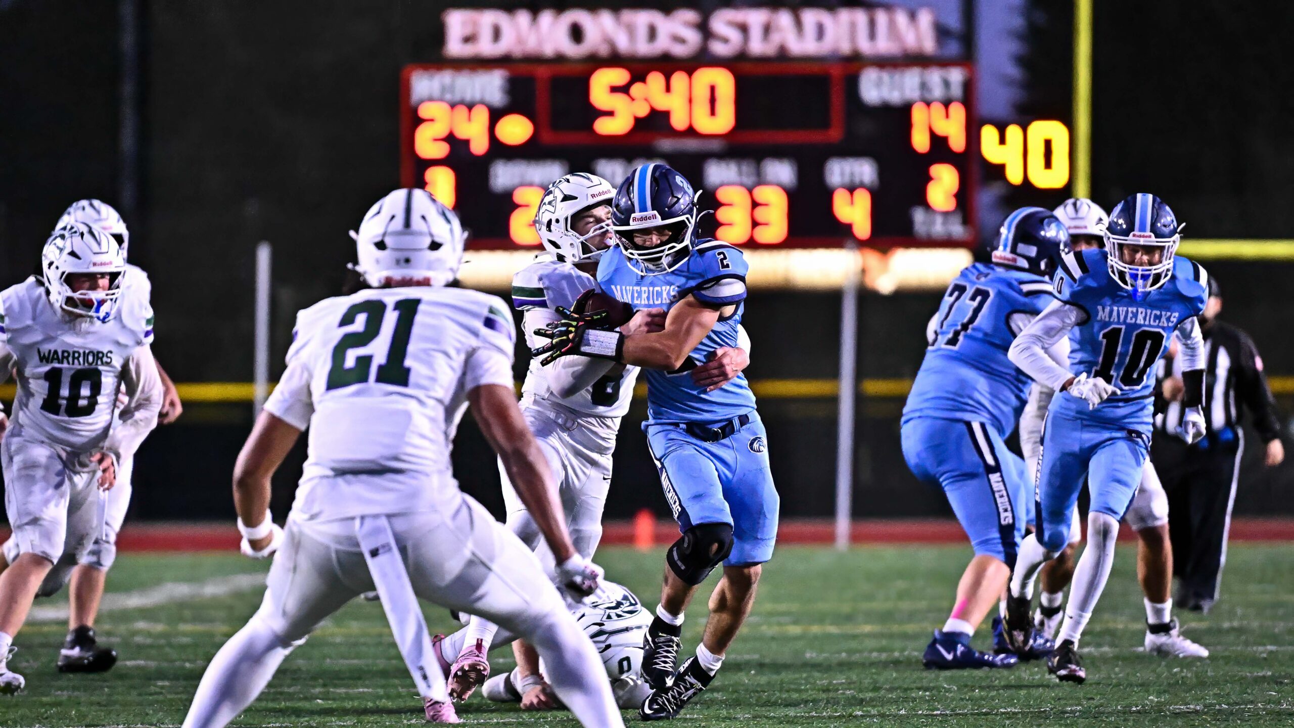 High school sports roundup for Sept. 25, 2026: Mavs down Warriors in rivalry game