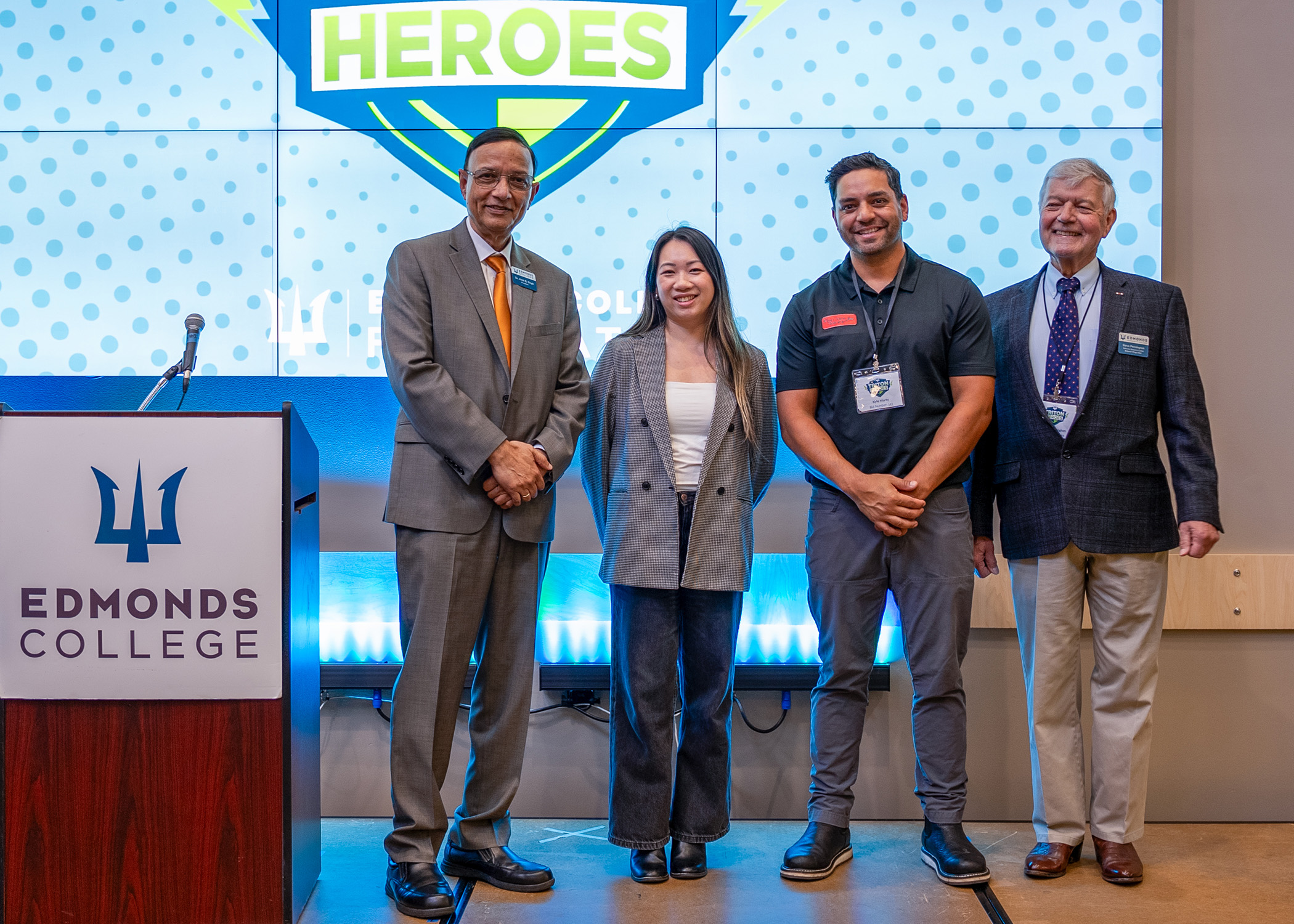 Edmonds College Foundation raises over $62K and honors community champions at inaugural ‘Triton Heroes’ event